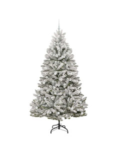 Albero di Natale artificiale Verde e Bianco 240 cm