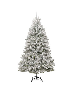 Albero di Natale artificiale Verde e Bianco 240 cm