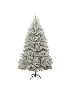 Albero di Natale artificiale Verde e Bianco 300 cm