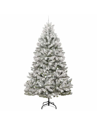 Albero di Natale artificiale con 300 LED Verde e Bianco 300 cm
