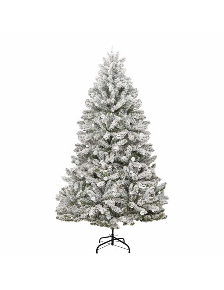 Albero di Natale artificiale con 300 LED Verde e Bianco 300 cm