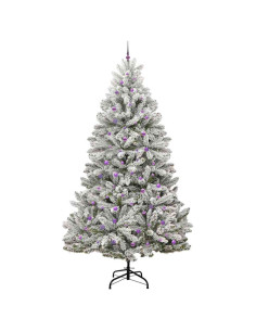Albero di Natale artificiale Verde e Bianco 300 cm