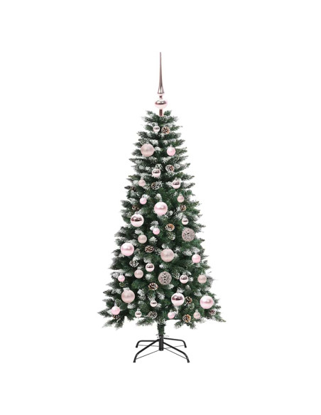 Albero di Natale artificiale con 150 LED Verde 50 x 50 x 120 cm