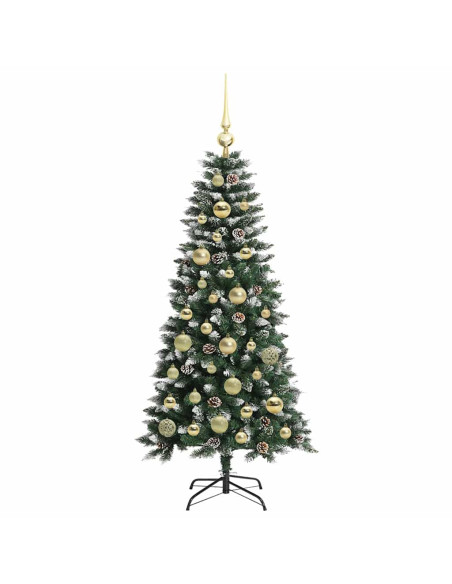 Albero di Natale artificiale con 150 LED Verde 50 x 50 x 120 cm