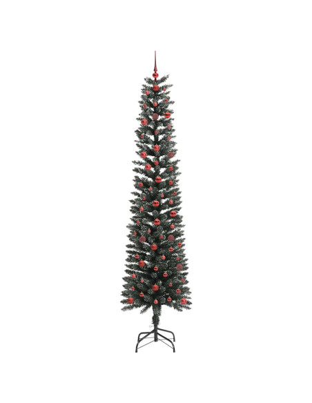 Albero di Natale artificiale con 300 LED Verde 58 x 58 x 240 cm