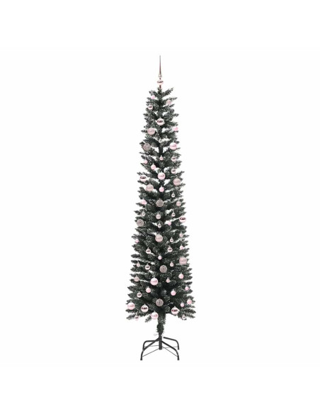 Albero di Natale artificiale con 300 LED Verde 58 x 58 x 240 cm