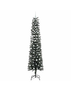 Albero di Natale artificiale con 300 LED Verde 58 x 58 x 240 cm