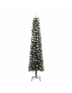 Albero di Natale artificiale con 300 LED Verde 240 cm