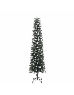Albero di Natale artificiale con 300 LED Verde 58 x 58 x 240 cm