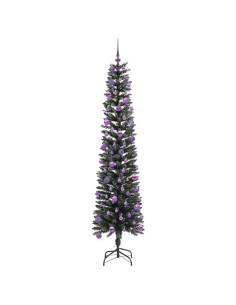 Albero di Natale artificiale con 300 LED Verde 58 x 58 x 240 cm