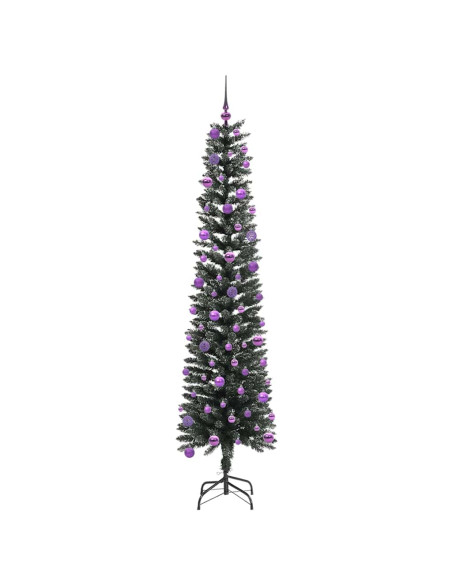 Albero di Natale artificiale con 300 LED Verde 58 x 58 x 240 cm