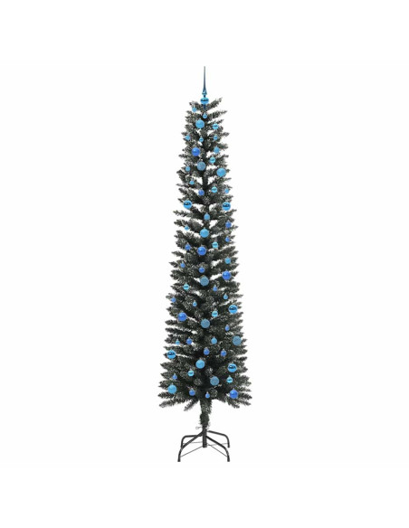 Albero di Natale artificiale con 300 LED Verde 58 x 58 x 240 cm