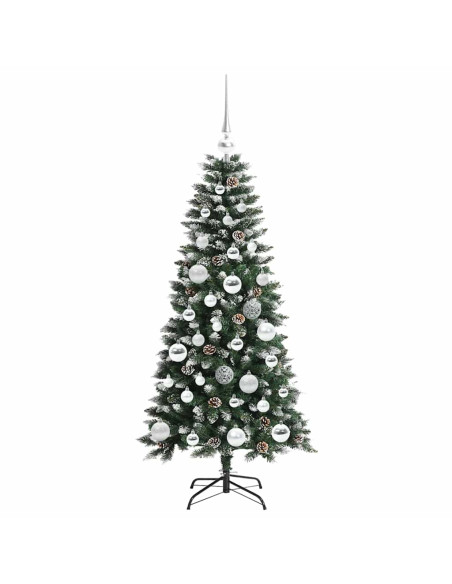 Albero di Natale artificiale con 150 LED Verde 50 x 50 x 120 cm