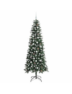 Albero di Natale artificiale con 300 LED Verde 86 x 86 x 210 cm
