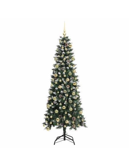 Albero di Natale artificiale con 300 LED Verde 86 x 86 x 210 cm