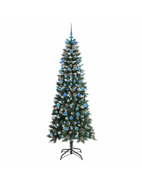 Albero di Natale artificiale con 300 LED Verde 86 x 86 x 210 cm