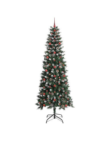 Albero di Natale artificiale con 300 LED Verde 240 cm