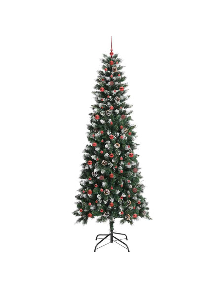 Albero di Natale artificiale con 300 LED Verde 240 cm