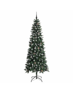 Albero di Natale artificiale con 300 LED Verde 96 x 96 x 240 cm