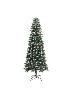 Albero di Natale artificiale con 300 LED Verde 96 x 96 x 240 cm