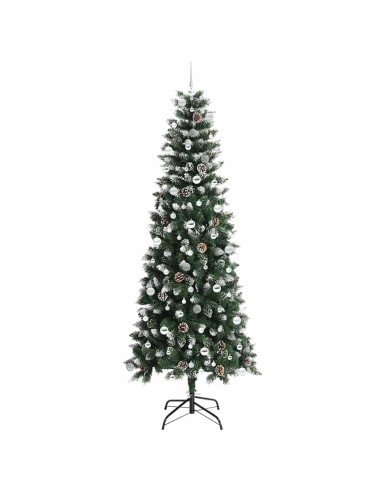 Albero di Natale artificiale con 300 LED Verde 240 cm