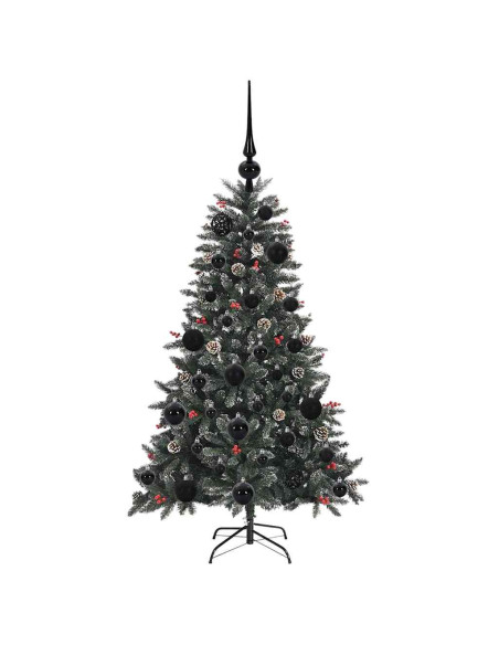 Albero di Natale artificiale con 150 LED Verde 68 x 68 x 120 cm