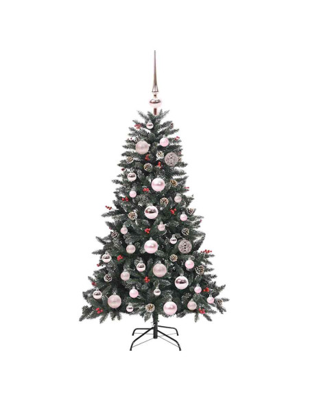 Albero di Natale artificiale con 150 LED Verde 120 cm