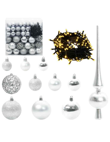 Albero di Natale artificiale con 300 LED Verde 210 cm