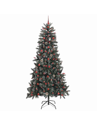 Albero di Natale artificiale con 300 LED Verde 240 cm