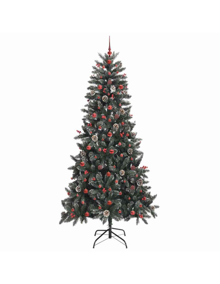 Albero di Natale artificiale con 300 LED Verde 240 cm