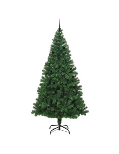Albero di Natale artificiale con 300 LED Verde 240 cm