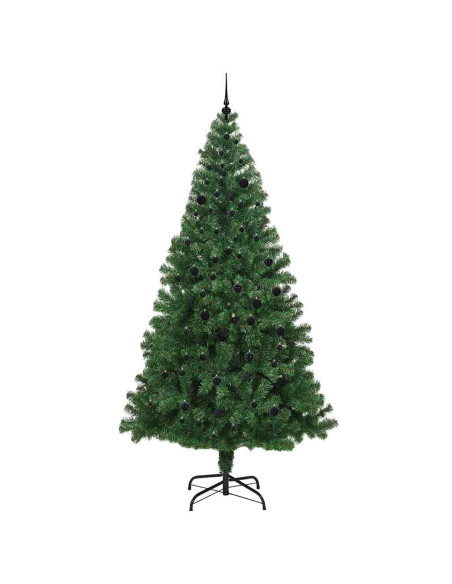 Albero di Natale artificiale con 300 LED Verde 240 cm