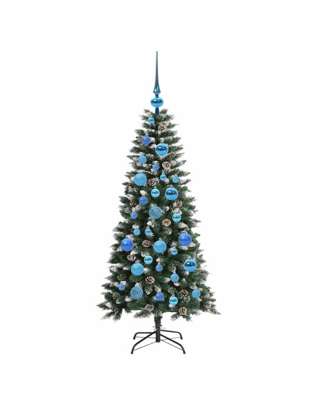 Albero di Natale artificiale con 150 LED Verde 50 x 50 x 120 cm