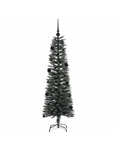 Albero di Natale artificiale con 150 LED Verde 43 x 43 x 150 cm
