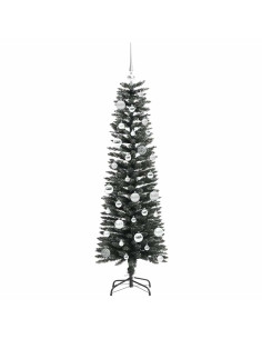 Albero di Natale artificiale con 150 LED Verde 43 x 43 x 150 cm