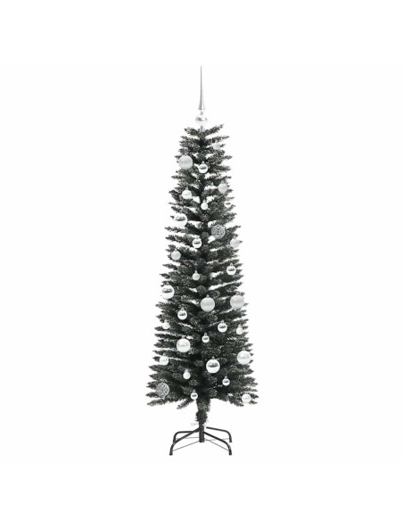 Albero di Natale artificiale con 150 LED Verde 43 x 43 x 150 cm