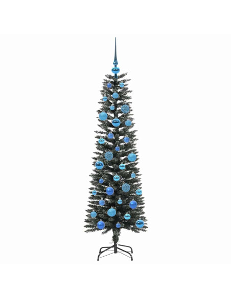Albero di Natale artificiale con 150 LED Verde 43 x 43 x 150 cm