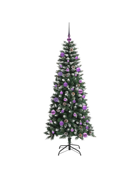 Albero di Natale artificiale con 150 LED Verde 66 x 66 x 150 cm