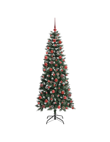 Albero di Natale artificiale con 300 LED Verde 76 x 76 x 150 cm