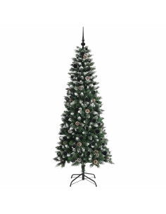 Albero di Natale artificiale con 300 LED Verde 76 x 76 x 150 cm