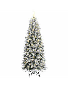 Albero di Natale artificiale Bianco 210 cm