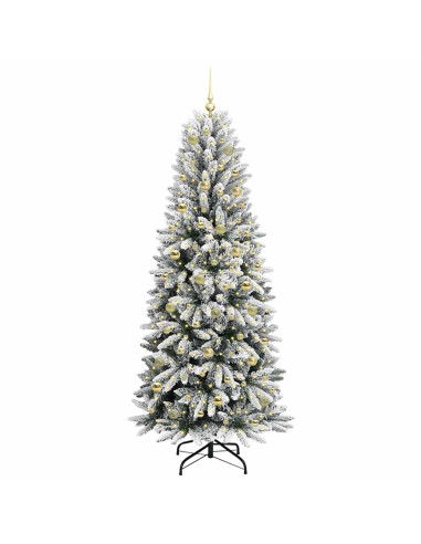 Albero di Natale artificiale Bianco 210 cm
