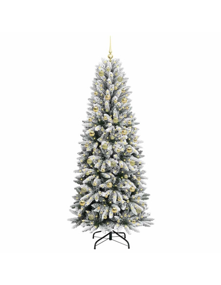 Albero di Natale artificiale Bianco 210 cm