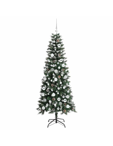 Albero di Natale artificiale con 300 LED Verde 76 x 76 x 150 cm
