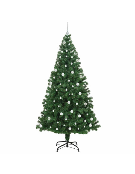 Albero di Natale artificiale con 300 LED Verde 240 cm