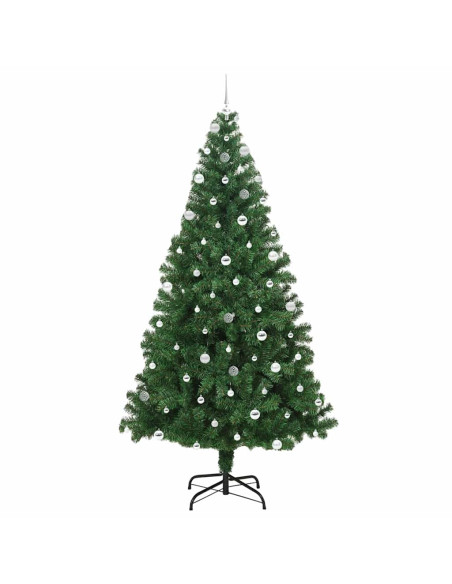 Albero di Natale artificiale con 300 LED Verde 240 cm