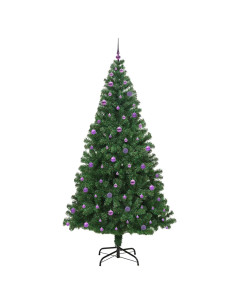 Albero di Natale artificiale con 300 LED Verde 240 cm