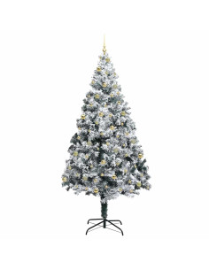 Albero di Natale artificiale con 300 LED Bianco 240 cm