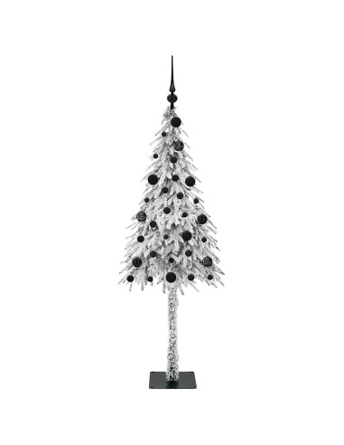 Albero di Natale con 150 LED Bianco 150 cm PE e Acciaio