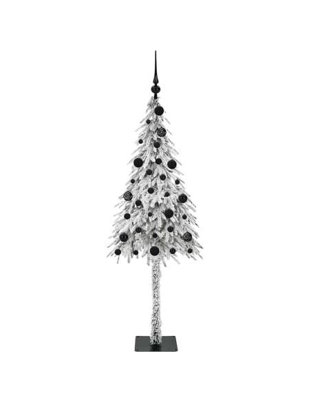 Albero di Natale con 150 LED Bianco 150 cm PE e Acciaio